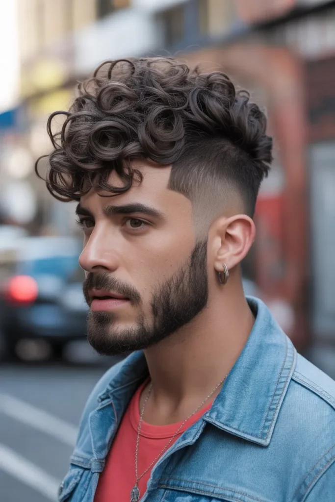 Curly Faux Hawk