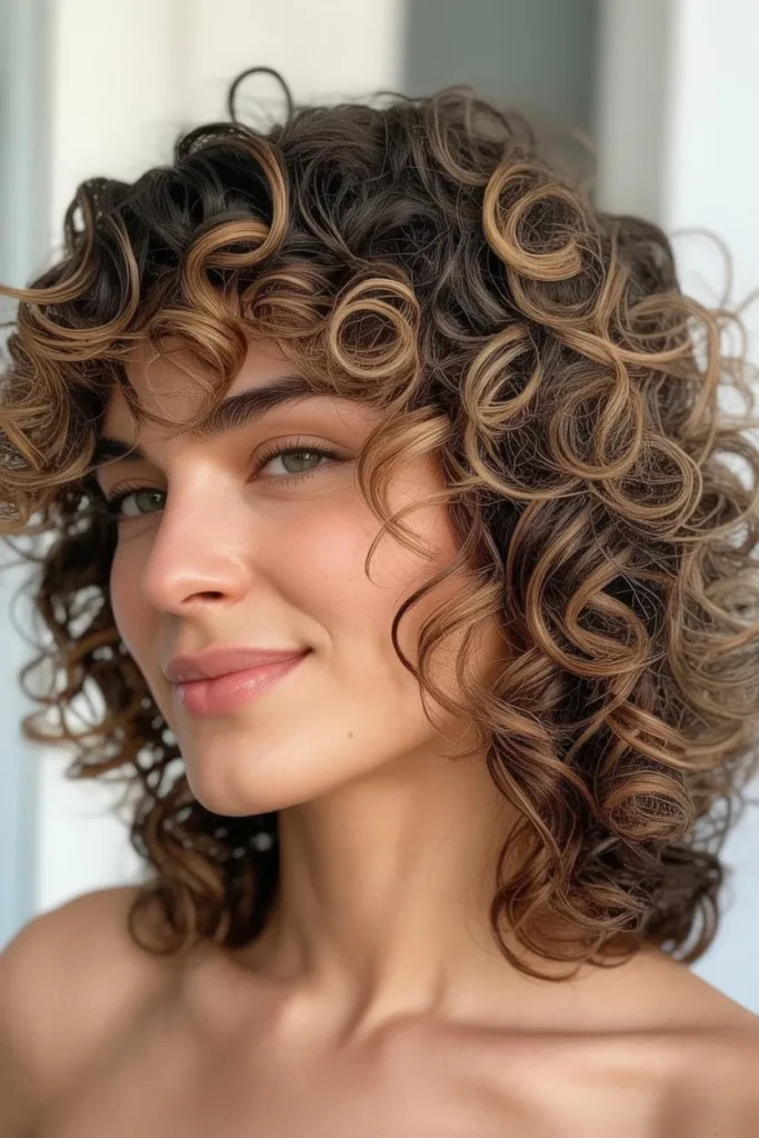 Curly Lob With Soft Coils