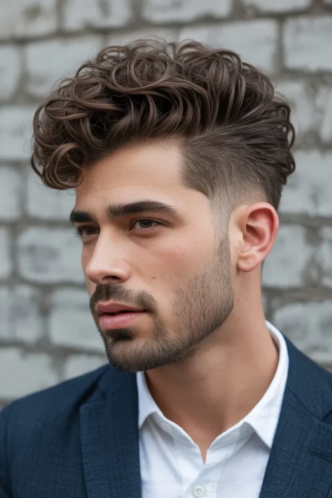 Curly Pompadour