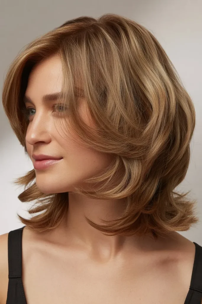 Layered Lob With Soft Texture