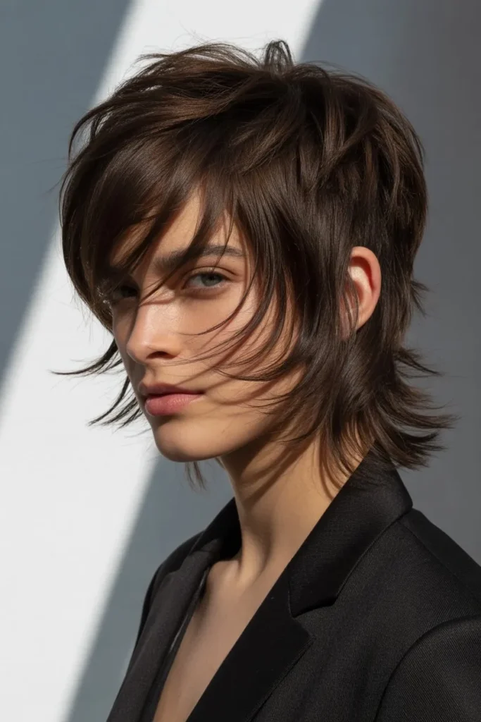 Layered Wolf Cut Shag