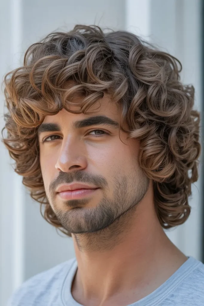 Medium Length Curly Shag