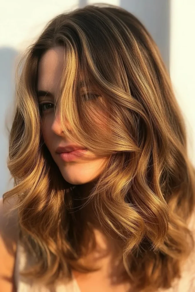 Shoulder Length Hair with Highlights