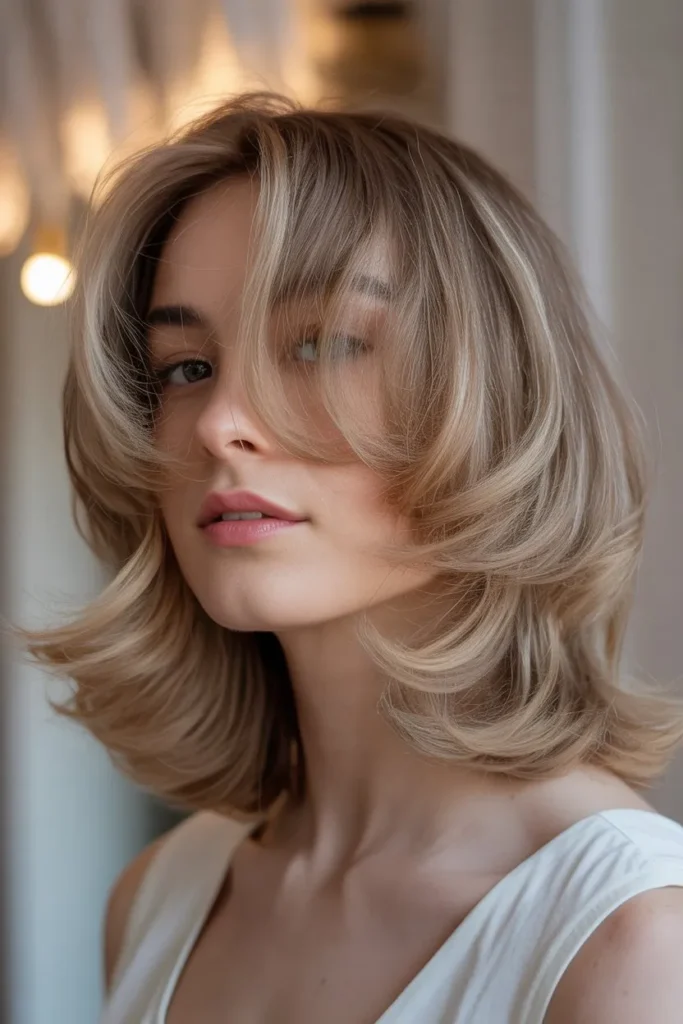 Soft Feminine Shag With Layers