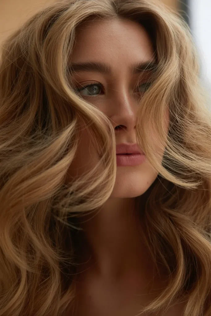 Soft Wavy Shoulder Length Hair