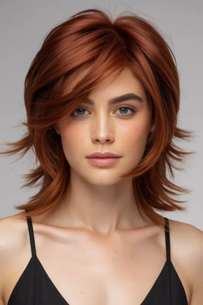 Textured Shoulder Length Hair