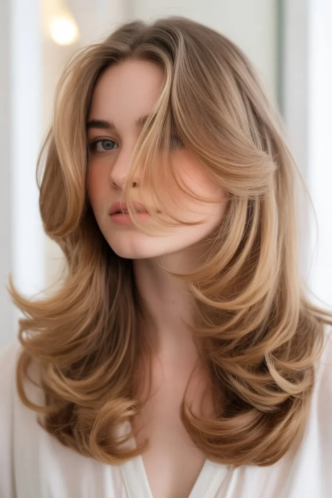 Airy Long Layers With Loose Wavy Ends