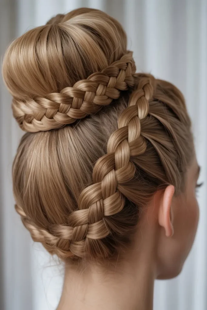 Braided High Bun