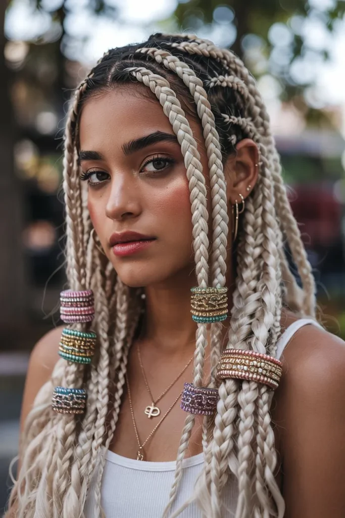 Braids with Accessories
