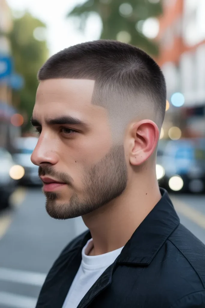 Buzz Fade Style for Minimalist Men