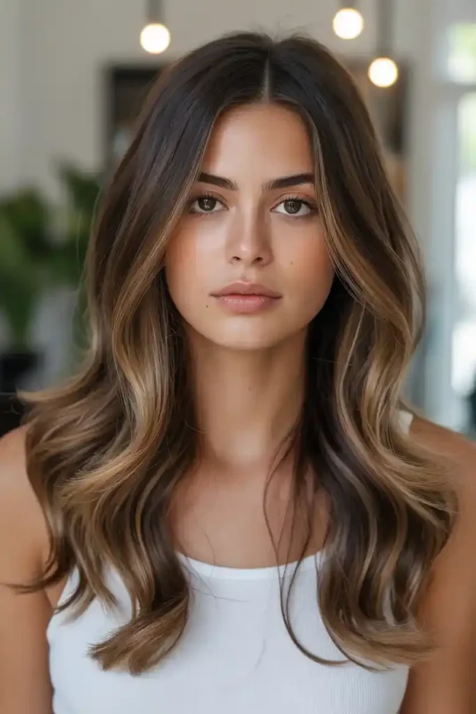 Caramel Brown Highlights