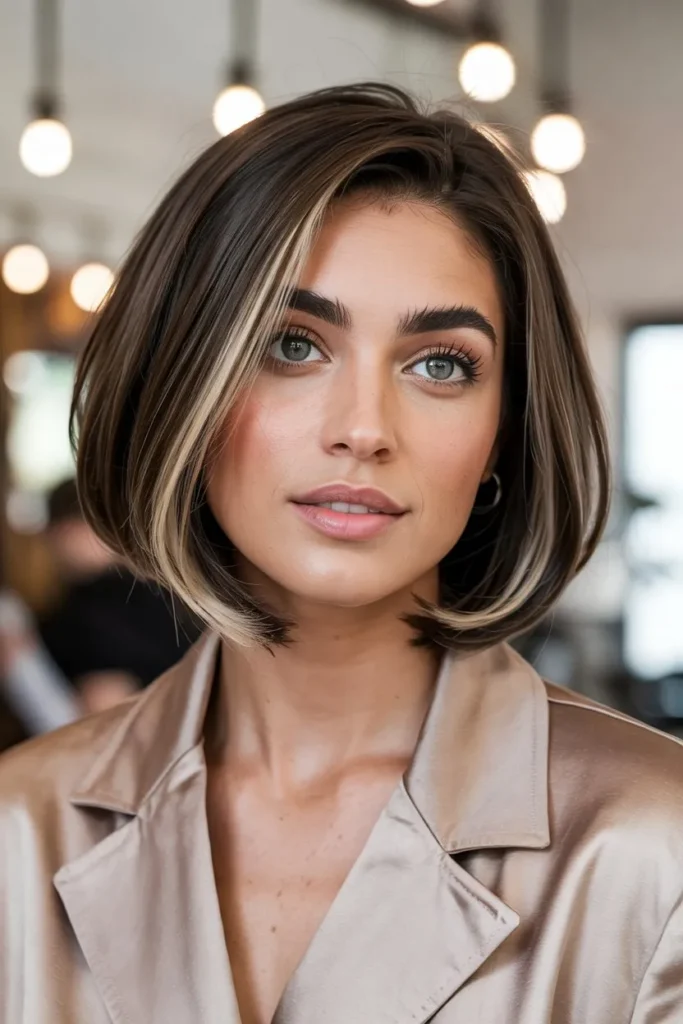 Chic Bob with Face Framing Pieces