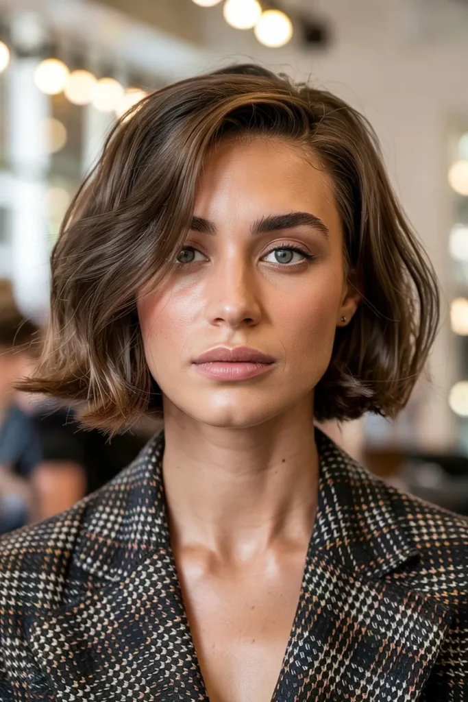 Chic Bob with Volume at Crown