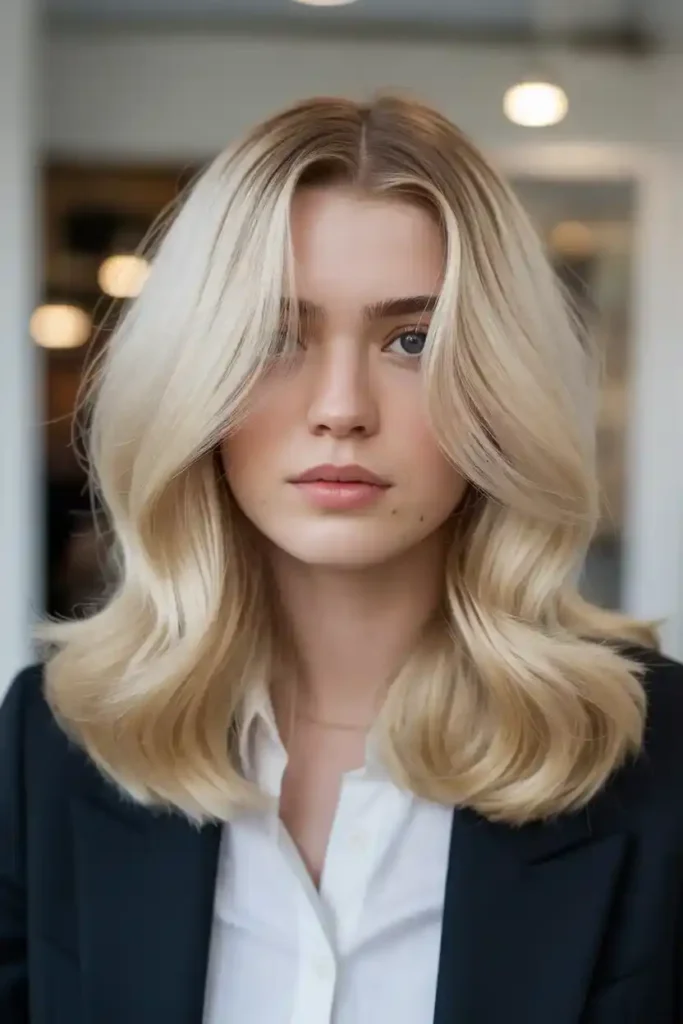 Cool Toned Creamy Blonde Finish