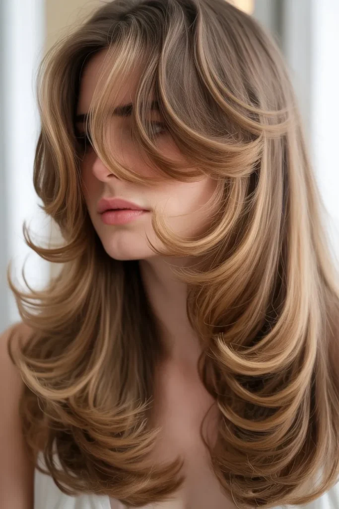 Feathered Layers With Loose Wavy Texture