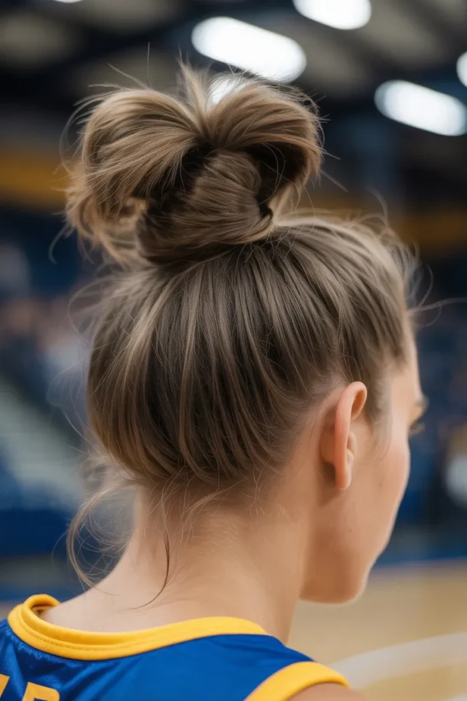 High Messy Bun