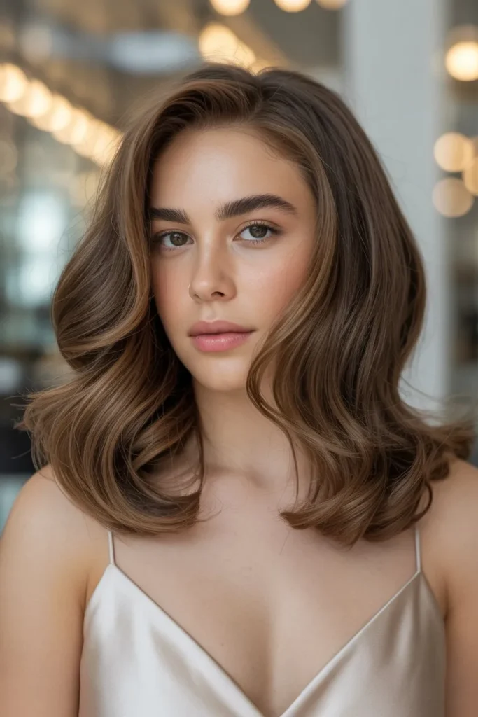 Long Layered Hair With Soft Blowout Waves