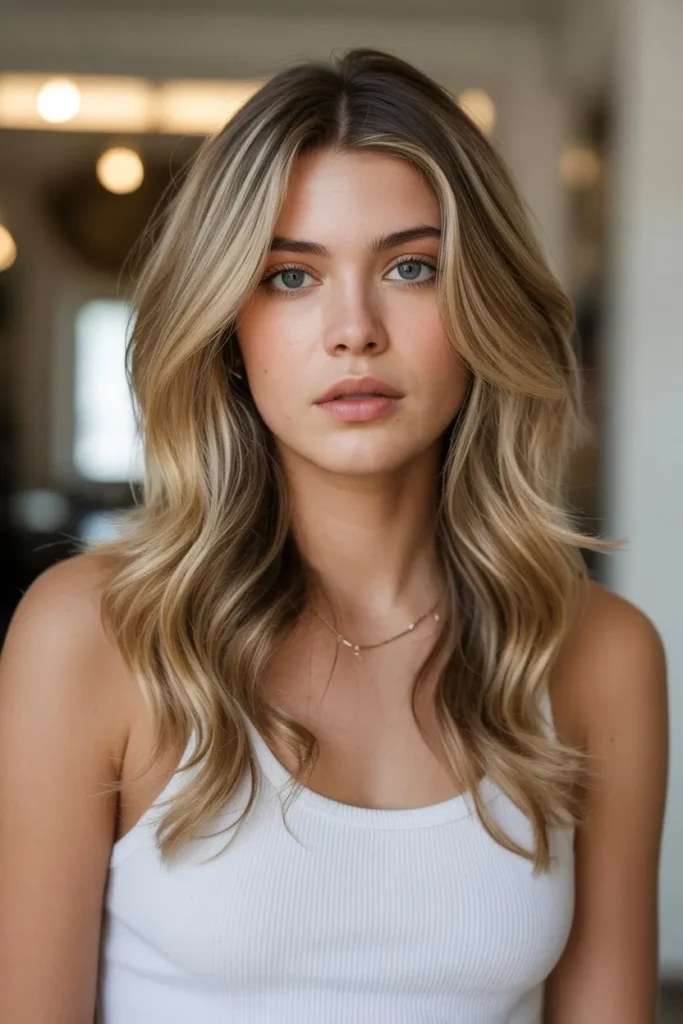 Long Layered Hair With Soft Natural Waves