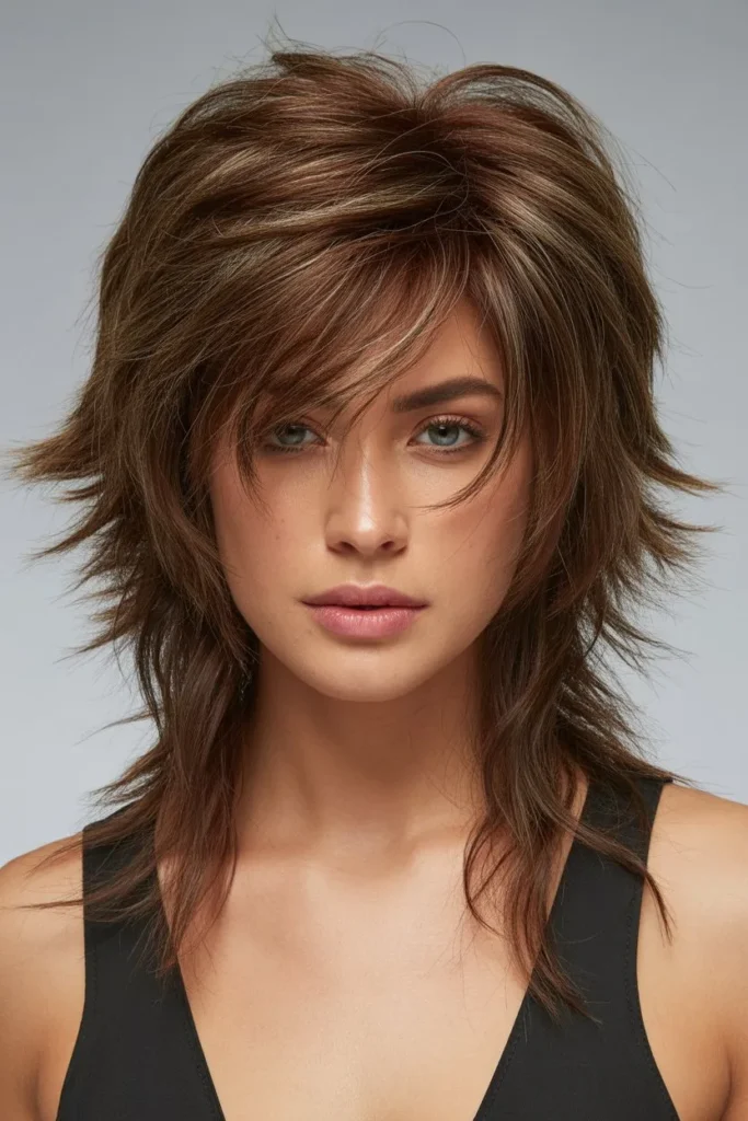 Long Layered Wolf Cut