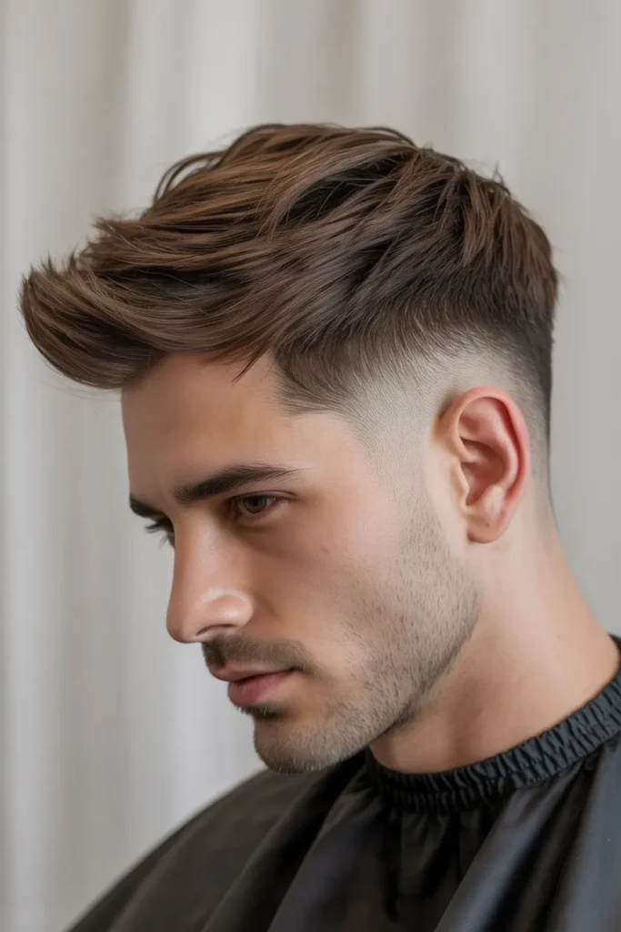 Long Top Short Sides Style for Men