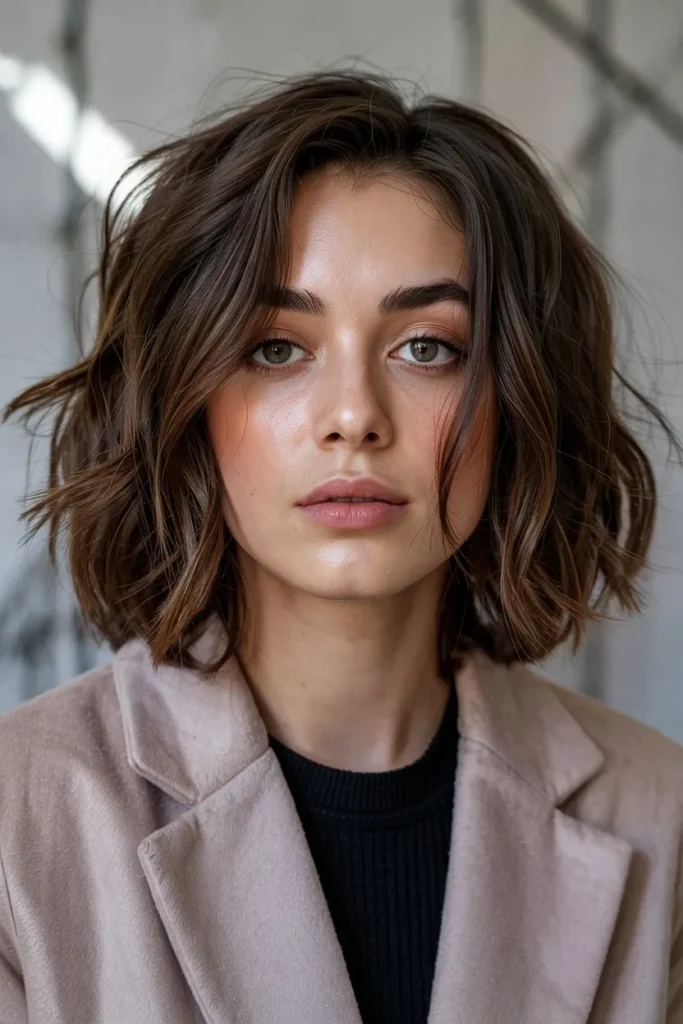 Messy Chic Bob Look
