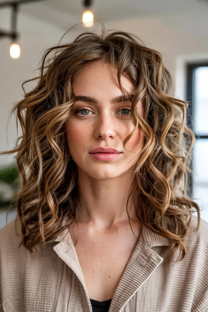 Messy Flat Iron Curls