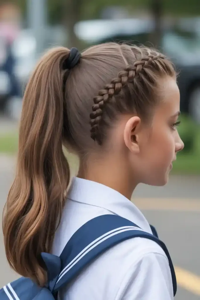 Rope Braid Ponytail
