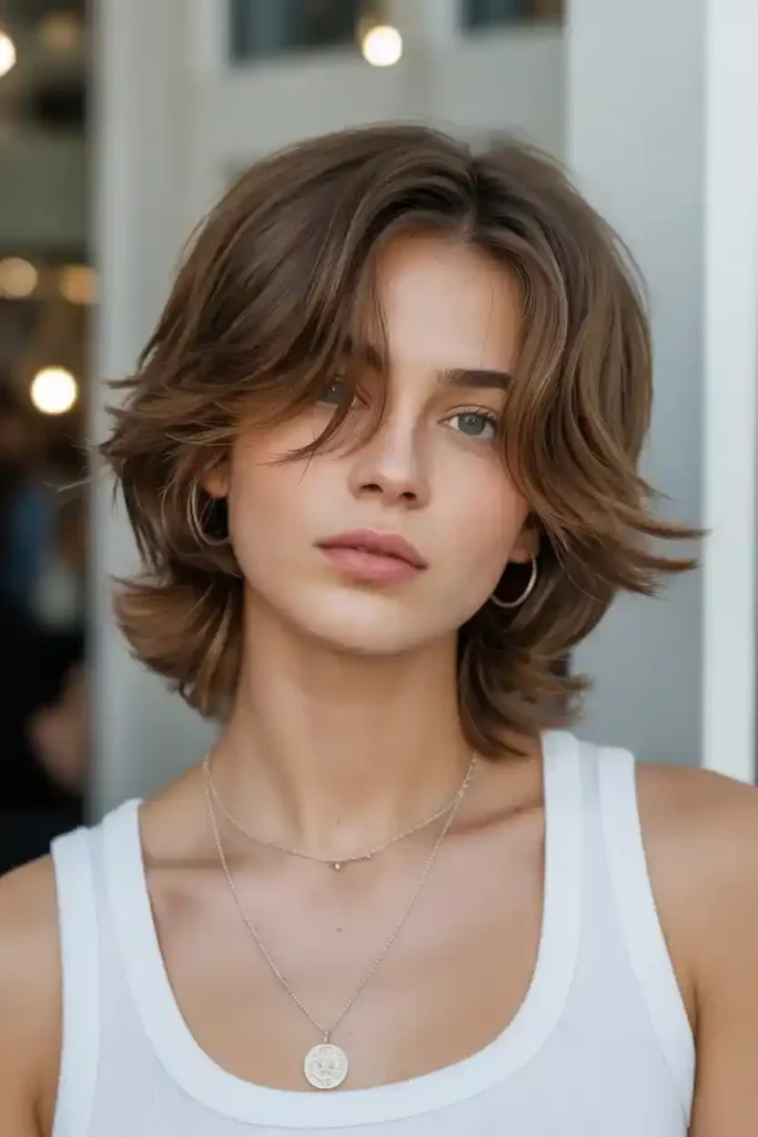 Shag Cut with Tousled Finish