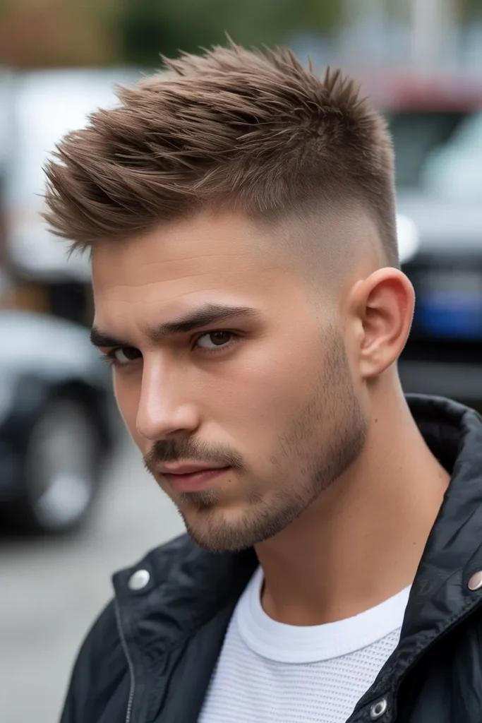 Short Spiky Style for a Youthful Look