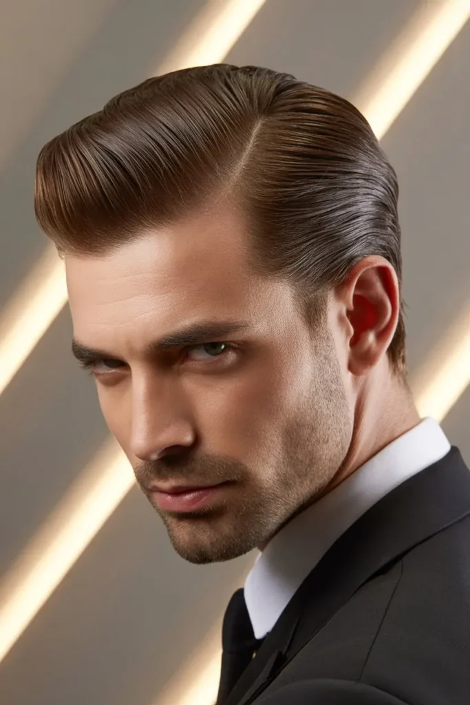 Slick Back Style for a Polished Look