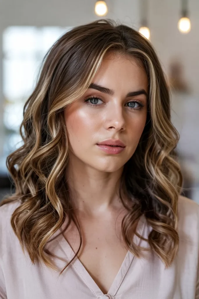 Soft Romantic Flat Iron Curls