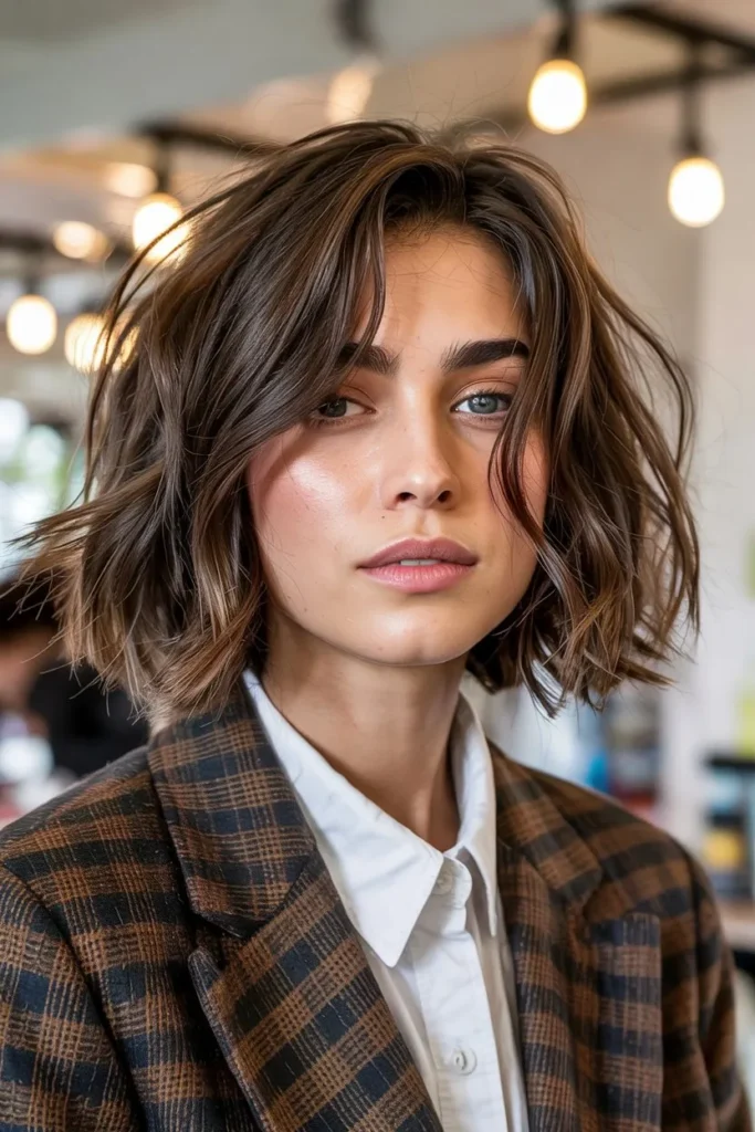 Tousled Chic Bob with Layers