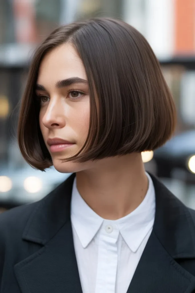 Winter Soft Blunt Bob