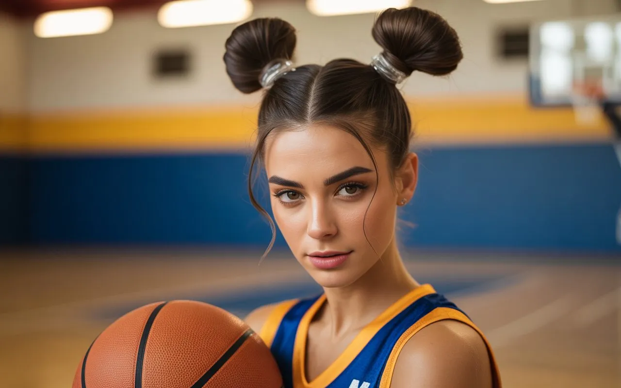easy basketball hairstyles