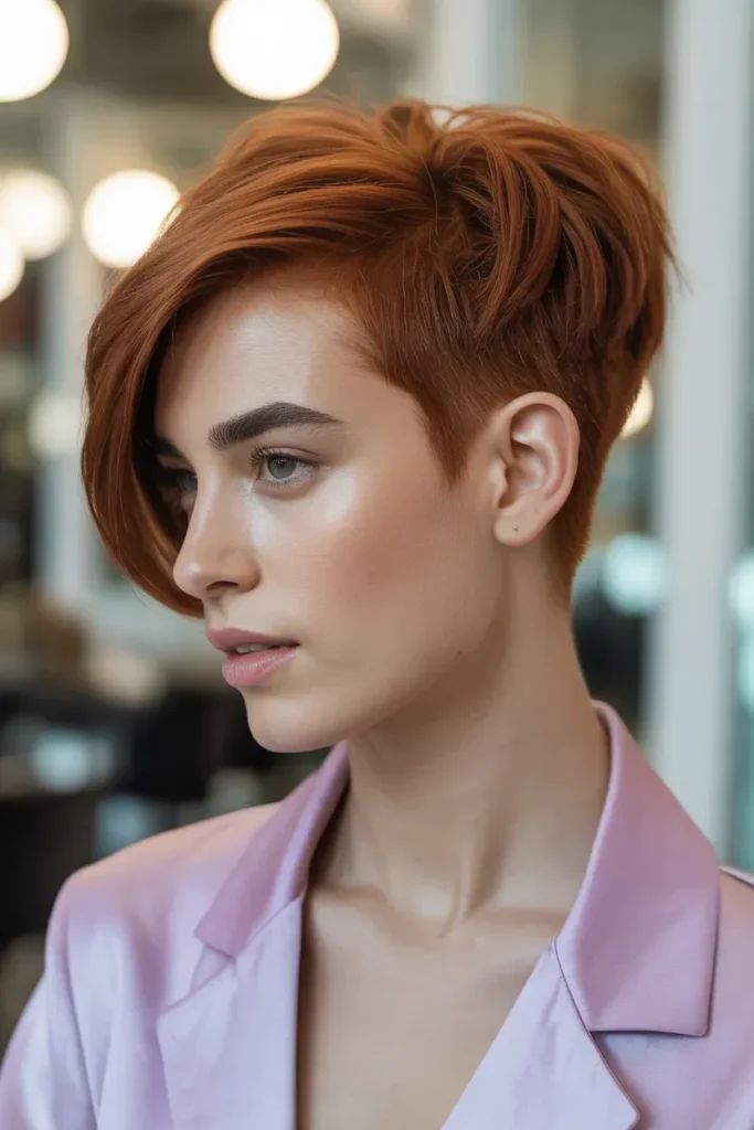 Angled Kitty Cut for a Chic Statement