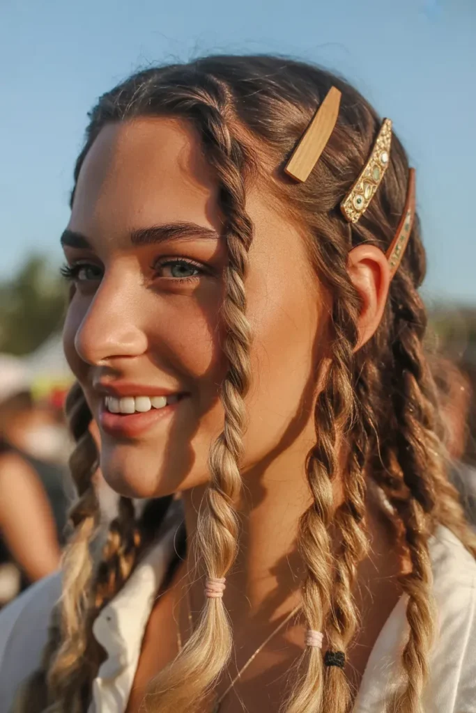 Boho Twists with Clips