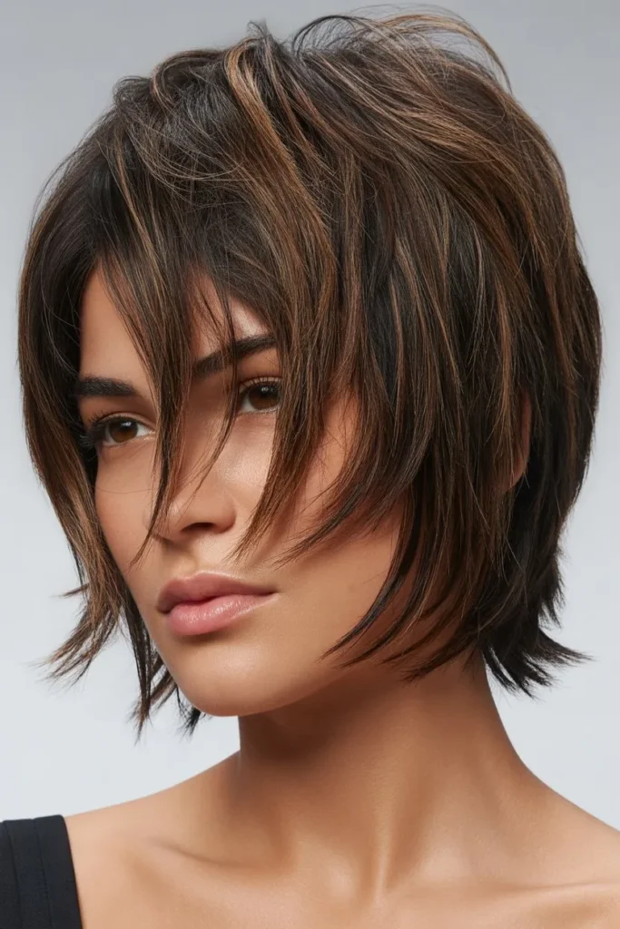 Choppy Short Shaggy Hair for Bold Looks