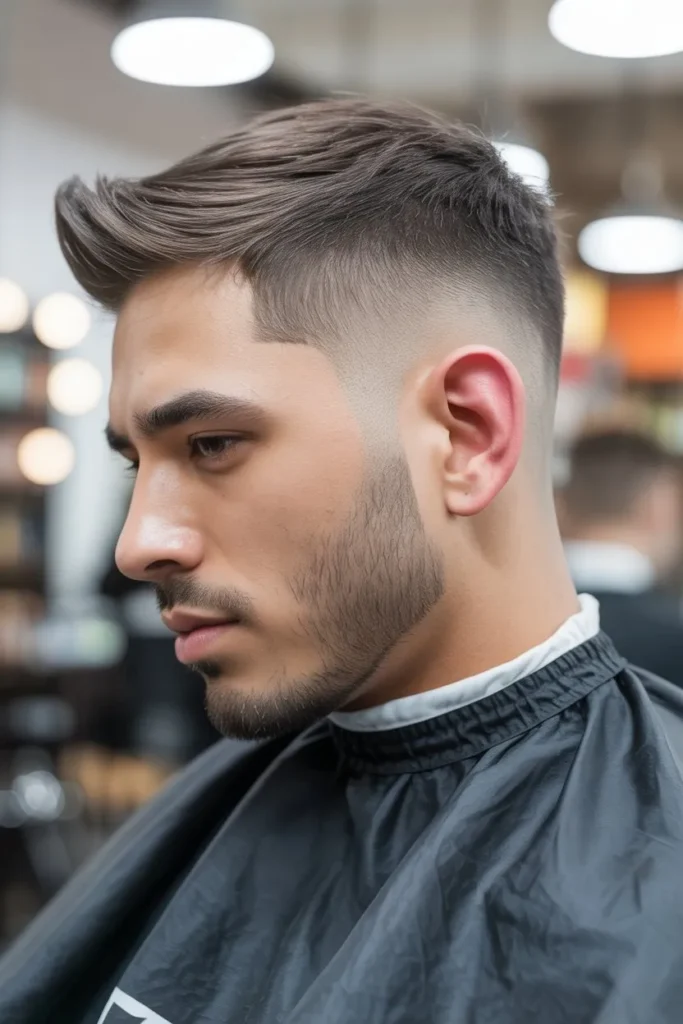 Classic Faded Undercut with Short Sides