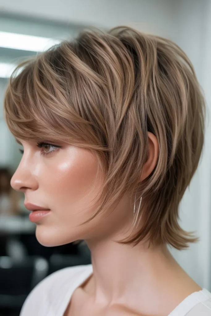 Classic Short Shaggy Hair with Soft Layers