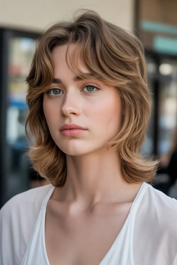 Classic Soft Mullet with Feathered Layers