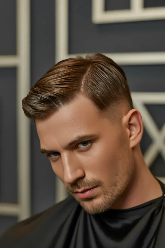 Clean Finish Subtle Mullet Men Style