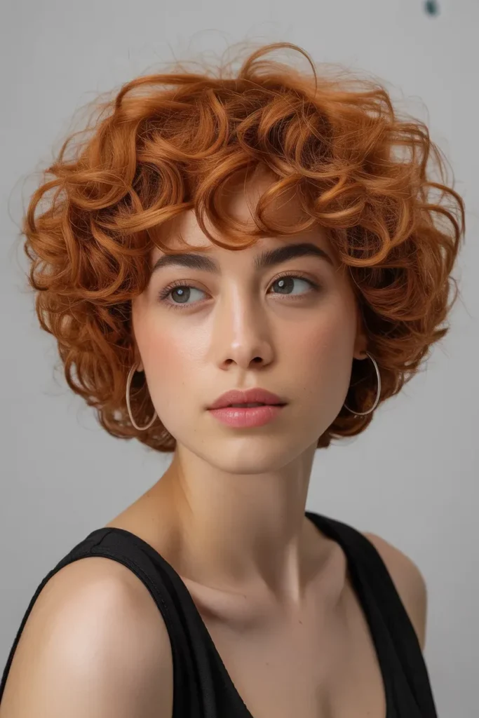 Curly Kitty Cut with Natural Bounce