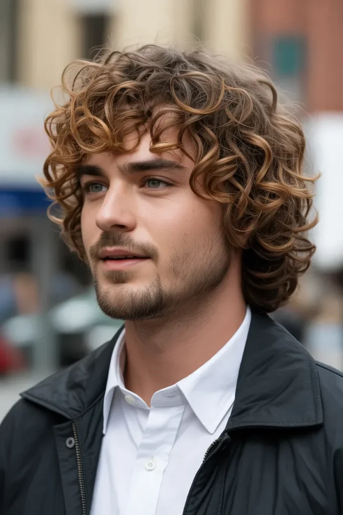 Curly Shag for Trendy Texture