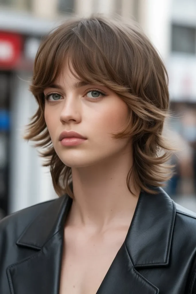 Curtain Style Shaggy Wolf  