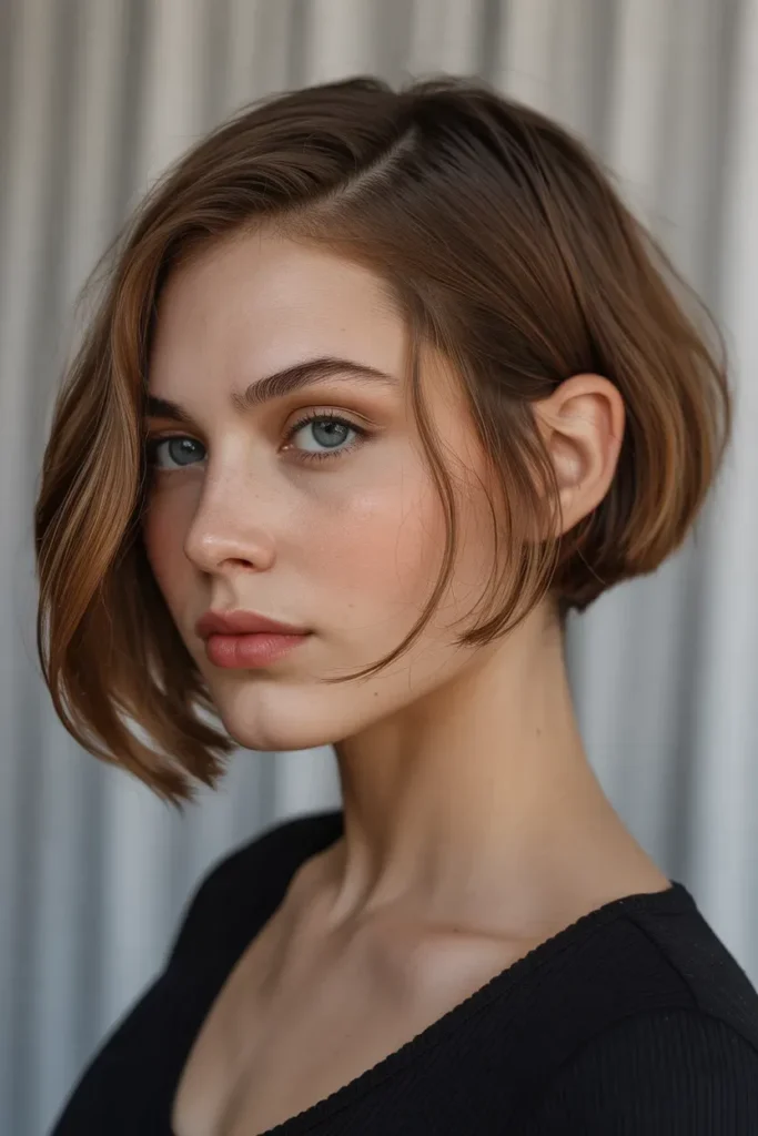 Curved Undercut Bob