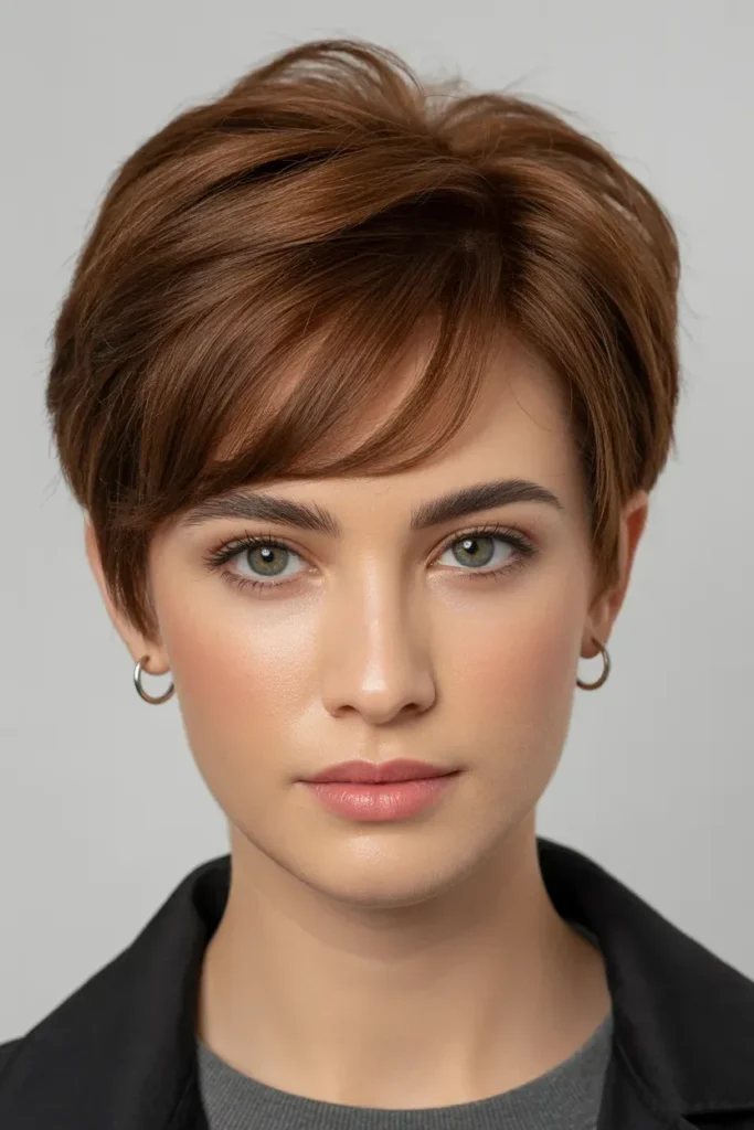 Curved Underline Kitty Cut