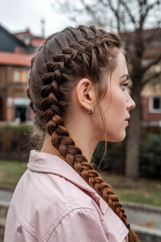 Dutch Braid for Long Hair