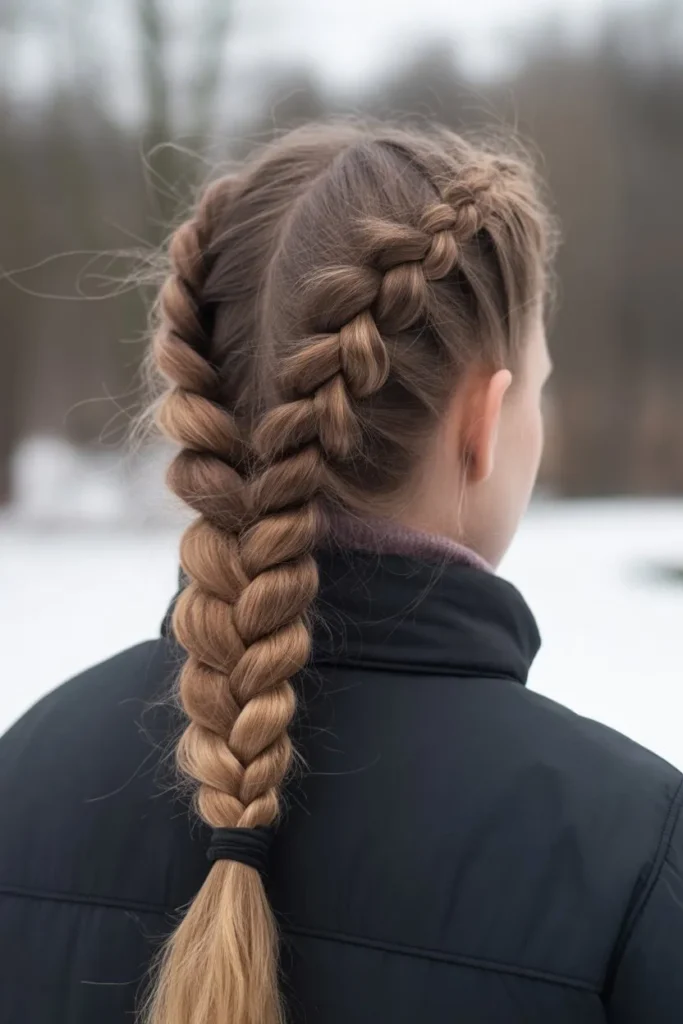 Dutch Winter Hair Braid