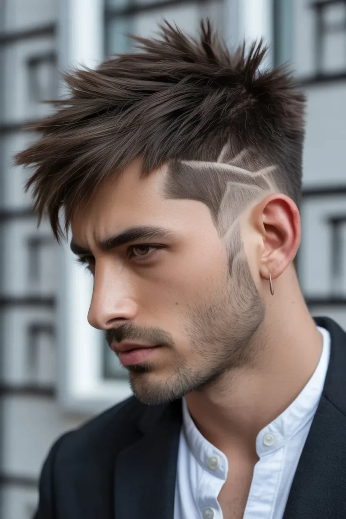 Edgy Wolf Cut Men Style with Sharp Layers