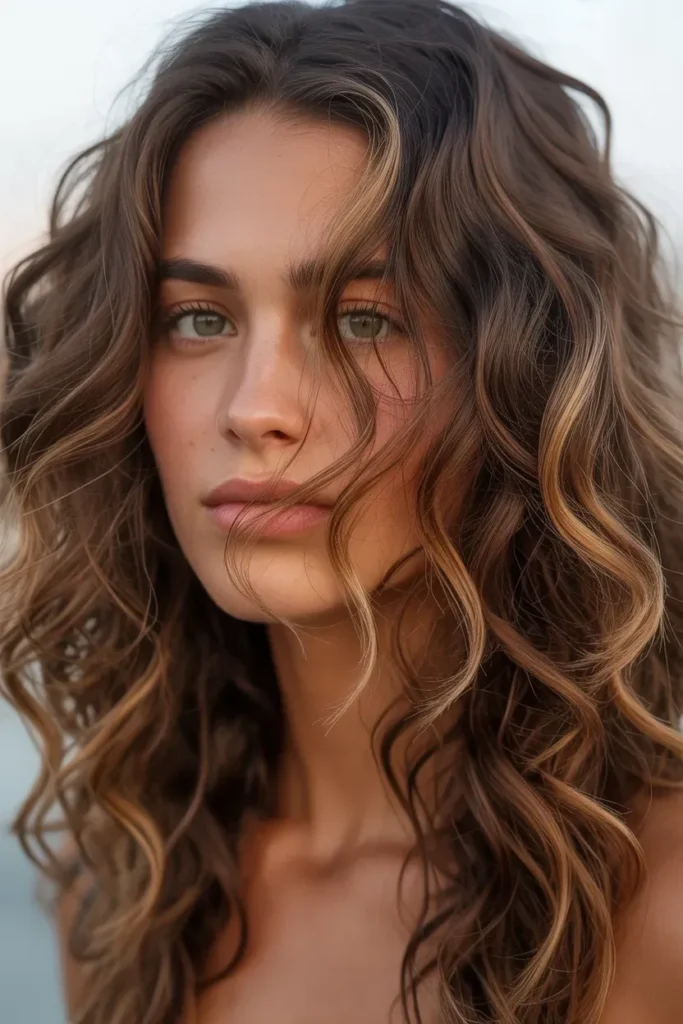 Effortless California Brunette with Natural Texture